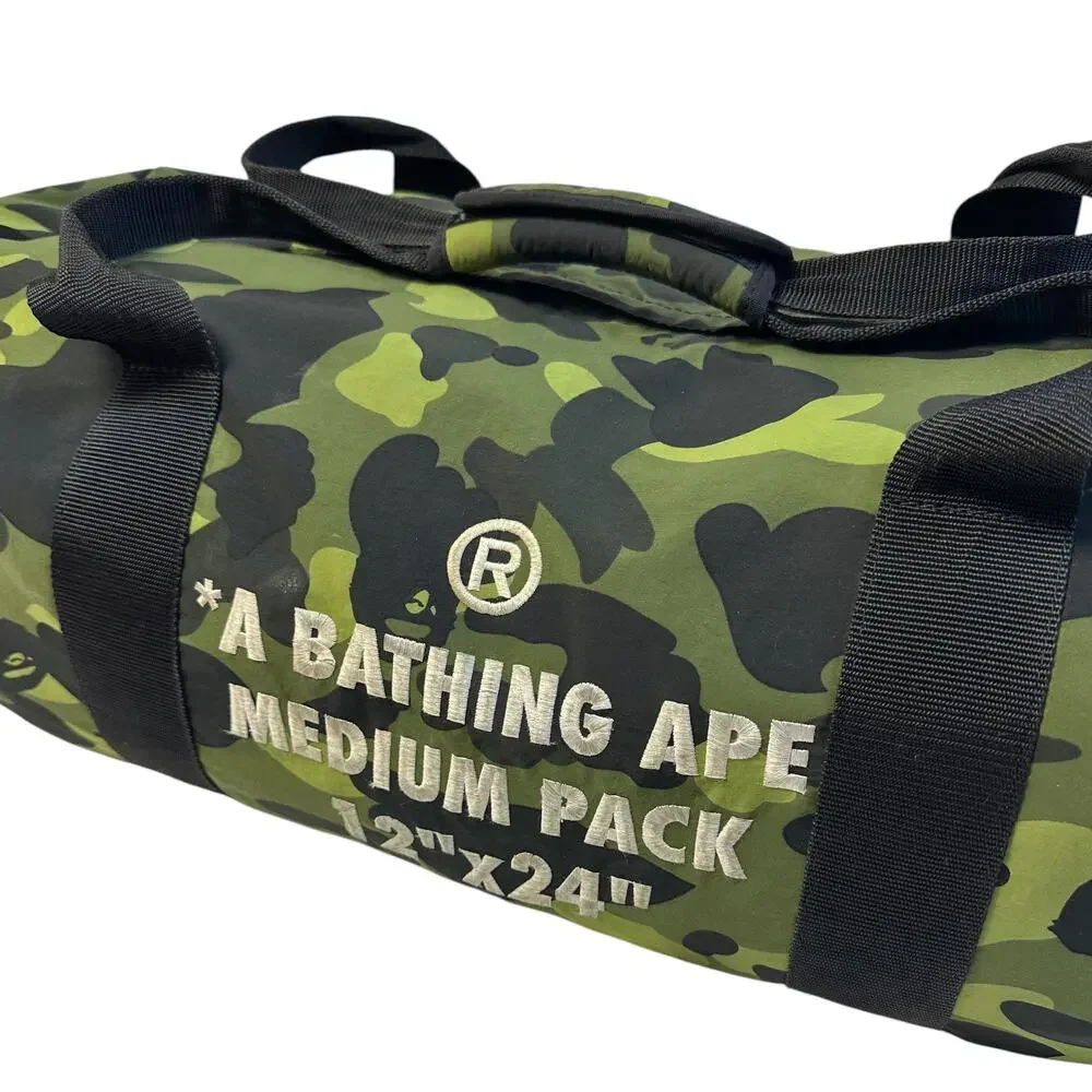 Bape Green Camo Medium Carry On Duffle Bag